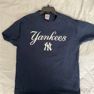 Vintage MLB Yankees tee shirt navy blue